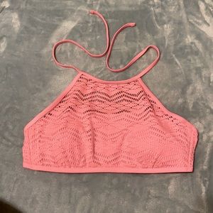 Pink swim suit top
